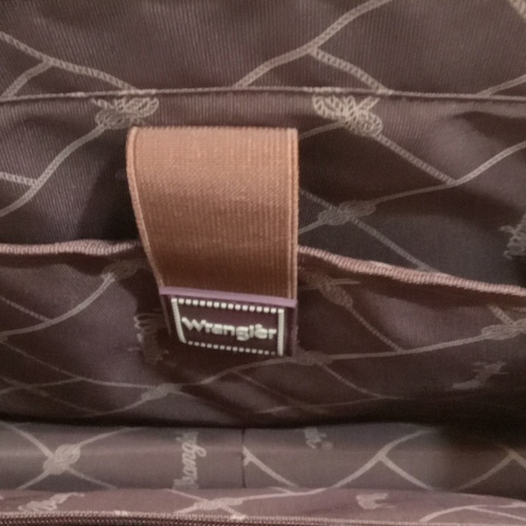 Brand New With Tags Wrangler Southwest Aztec Retro Canvas Tote Bag New - Picture 6 of 8